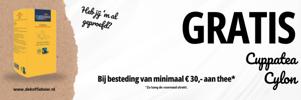 actie cuppatea ceylon gratis